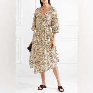 Apiece Apart Cotton/Silk Midi Dress (Size 2)